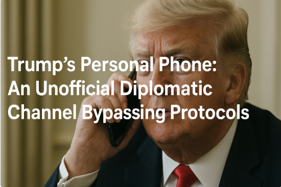 Trump's Personal Phone: An Unofficial Diplomatic Channel Bypassing Protocols